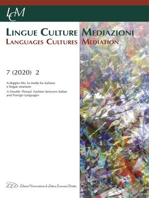 cover image of LCM Journal. Vol 7, No 2 (2020). a doppio filo